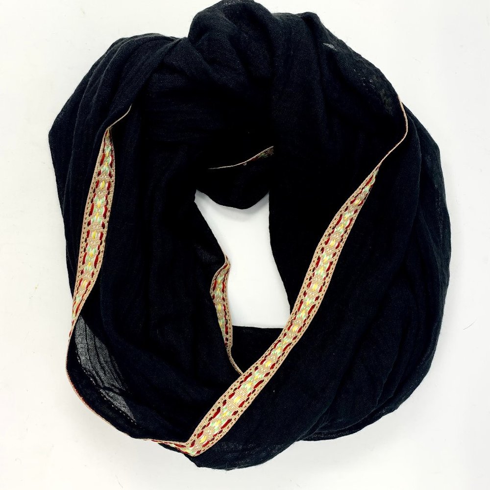 Black Infinity Scarf (10 Pack)